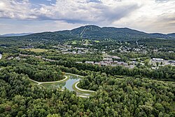 Vue aérienne Bromont